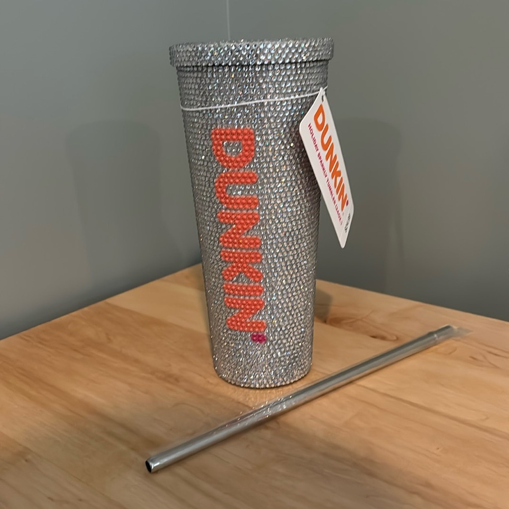 Bedazzled Dunkin’ Tumbler